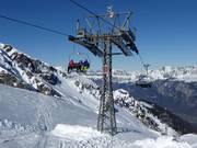 Gaffia-Pizolhütte - 4er Hochgeschwindigkeits-Sesselbahn (kuppelbar)