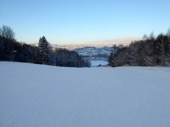 Leichte Piste am Skilift Solla