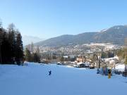 Blick auf die Unterkünfte in Folgaria