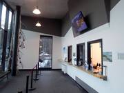 Gepflegter Kassenbereich an der Talstation Tofana