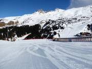 Übungshang mit Förderband in Méribel