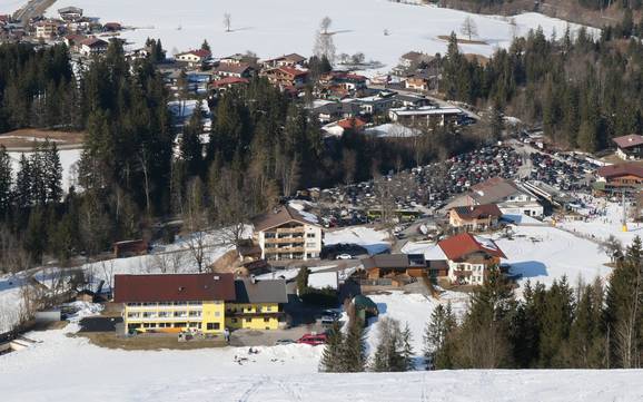 Kaisergebirge: Unterkunftsangebot der Skigebiete – Unterkunftsangebot Hochkössen (Unterberghorn) – Kössen