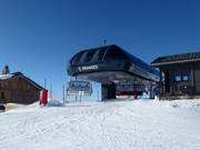 Les Granges - 6er Hochgeschwindigkeits-Sesselbahn (kuppelbar) mit Abdeckhauben