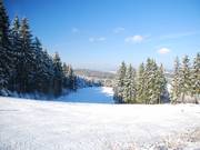 Einfahrt in den unteren Hang