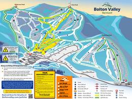 Pistenplan Bolton Valley