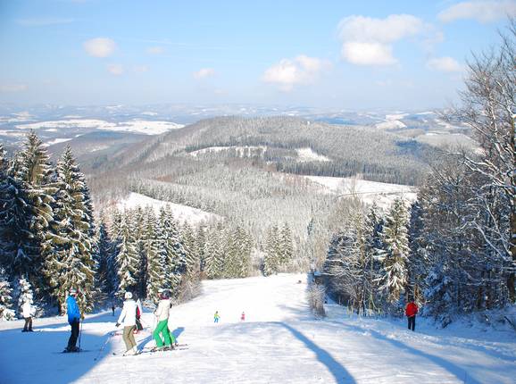 Startpunkt des oberen Hangs