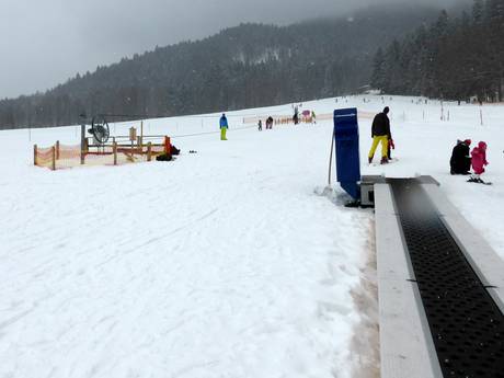 Skigebiete für Anfänger in der Alpenregion Tegernsee-Schliersee – Anfänger Hirschberglifte – Kreuth