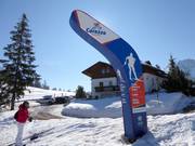 Loipenstart im Skigebiet Carezza