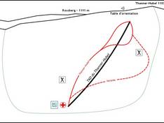 Pistenplan Thanner Hubel