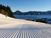 Sehr gute Pistenpräparierung