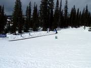 Anfängergebiet im Happy Valley mit Förderband