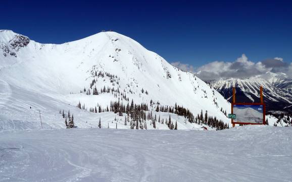 Lizard Range: Größe der Skigebiete – Größe Fernie