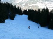 Anspruchsvolle Skiroute nach Vandans