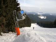 Komplette Beschneiung auf der Familienabfahrt