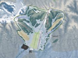 Skigebiet bei Lake City