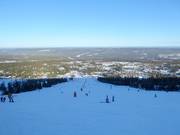 Breite Piste Gustavbacken in Lindvallen