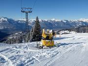 Schneekanone in Gryon