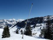 Lanzenbeschneiung in Stoos