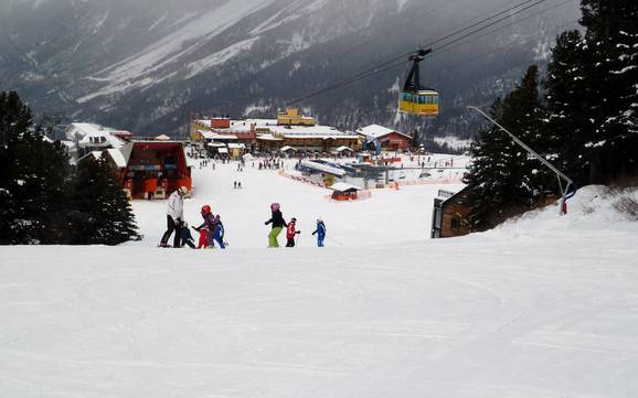 Skigebiete für Anfänger in der Sobretta-Gavia-Gruppe – Anfänger Bormio – Cima Bianca