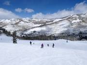 Leichte Piste an der Sesselbahn Moonbeam Express