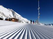 Sehr gute Pistenpräparierung