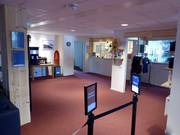 Gepflegte Reception an der Talstation