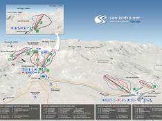 Pistenplan San Isidro-Zona Salencias