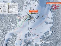Pistenplan Menthières
