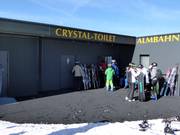 Gepflegte sanitäre Einrichtungen im Skigebiet Serfaus-Fiss-Ladis