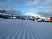 Perfekt präparierte Pisten