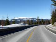 Anfahrt zum Skigebiet Trysil
