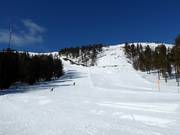 Blick auf die steilste Piste 2 (Huttu-Ukko) in Finnland