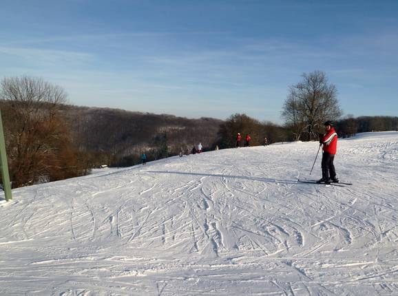 Blick von der Bergstation am Bläsiberg