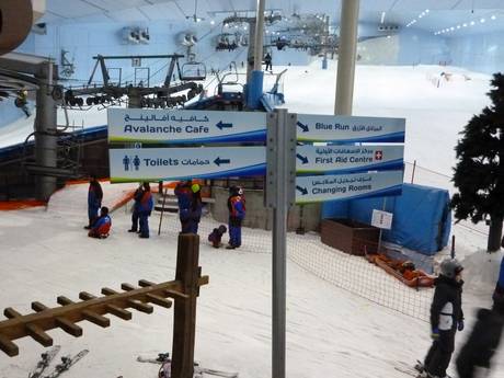 Westasien: Orientierung in Skigebieten – Orientierung Ski Dubai – Mall of the Emirates
