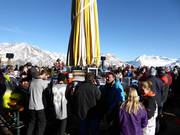 Après-Ski am Giggijoch vor der Talfahrt