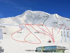 Pistenplan Jiangjun Shan