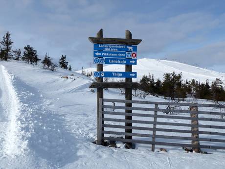 Lappland: Orientierung in Skigebieten – Orientierung Ylläs