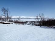 Leichte Piste im unteren Bereich