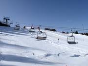 Steinbodenbahn - 4er Sesselbahn fix geklemmt