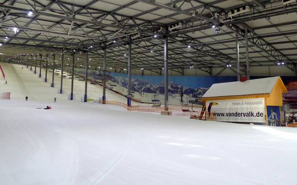 Mecklenburg-Vorpommern: Größe der Skigebiete – Größe Wittenburg (alpincenter Hamburg-Wittenburg)