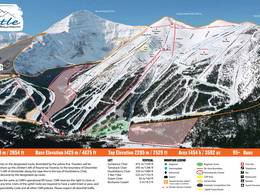 Pistenplan Castle Mountain