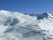 Pisten im oberen Bereich am Mölltaler Gletscher