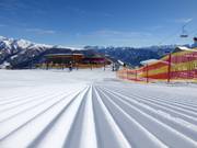 Bestens präparierte Piste im Skigebiet Sillian