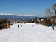 Sehr leichte Talabfahrt Ski road №1