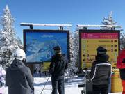 Pistenplan und Ausschilderung