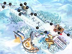 Pistenplan Ski Dubai – Mall of the Emirates