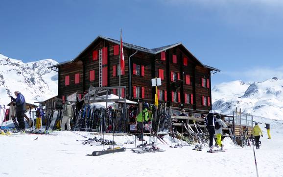 Hütten, Bergrestaurants  Zermatt-Matterhorn – Bergrestaurants, Hütten Zermatt/Breuil-Cervinia/Valtournenche – Matterhorn