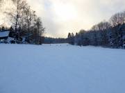 Leichte Piste am Skilift Solla