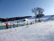 Übungshang im Skigebiet Deštné