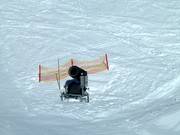 Mobile Schneekanone im Höhenskigebiet